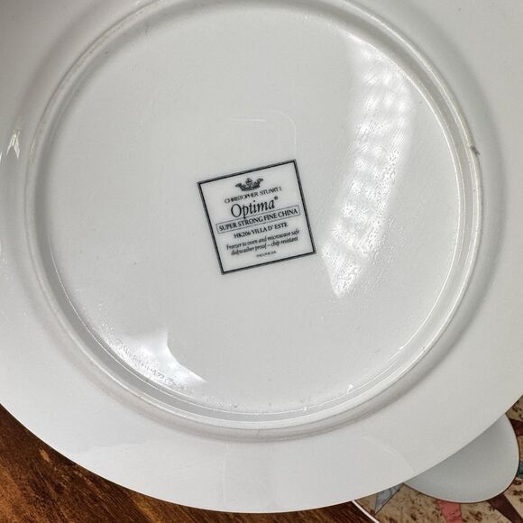 4 Christopher Stuart Optima Villa D’ Este Salad Dessert Plates 8 1/2” HK206 - Picture 9 of 10